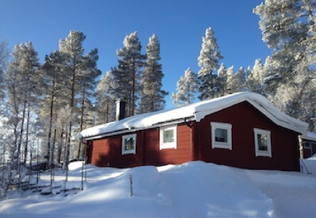  in Idre - Timber cottage with hot tube, sauna, boat, canoe