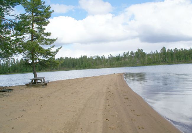 House in Arvidsjaur - Vacation in the blueberry forest by the lake with a boat