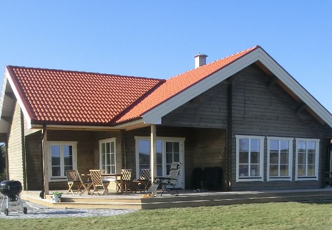 House in Storå - Log cottage by the lake to a high standard