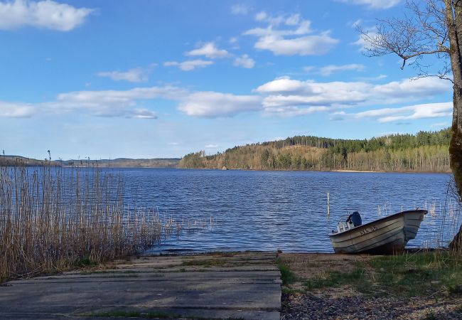 House in Karl Gustav - Viking cottage with lake view and fishing possibilities