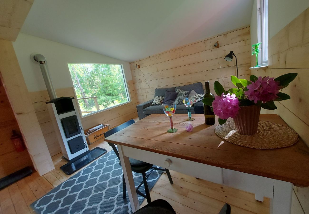 House in Torestorp - Nature vacation in Sweden's southernmost wilderness, surrounded by forest and lake.