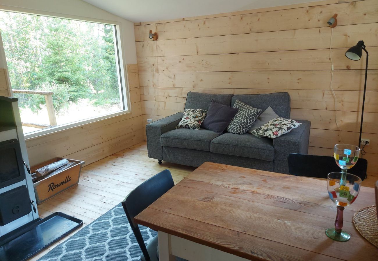 House in Torestorp - Nature vacation in Sweden's southernmost wilderness, surrounded by forest and lake.