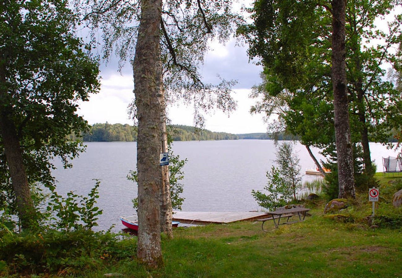 House in Tranås - Nice holiday home on lake property with boat and sauna (can be rented)