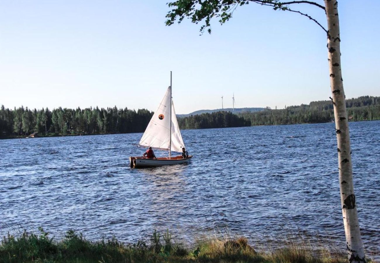 House in Svärdsjö - Red holiday home with panoramic views over the lake