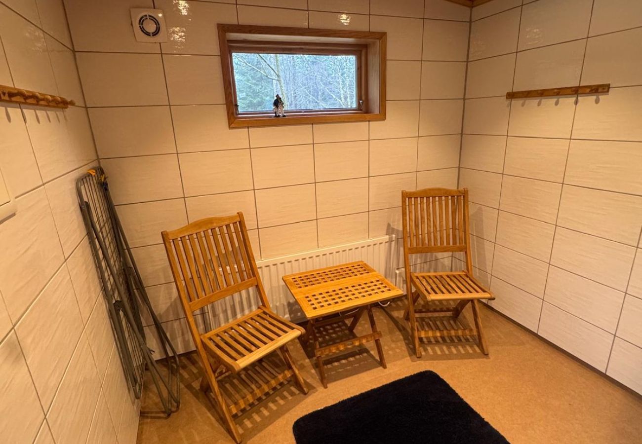 Stuga i Sexdrega - Boende nära sjö med båt för fiske