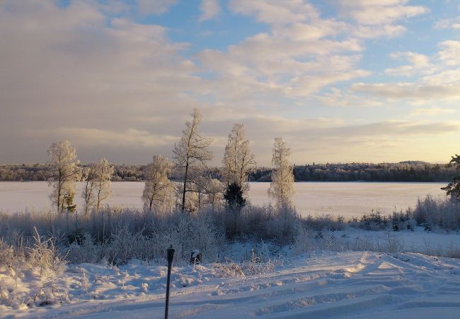 Stuga i Forsheda - Ensam stuga med i  Småland direkt på sjön