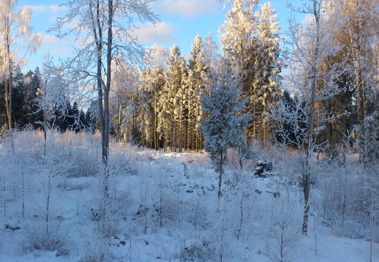 Stuga i Forsheda - Ensam stuga med i  Småland direkt på sjön