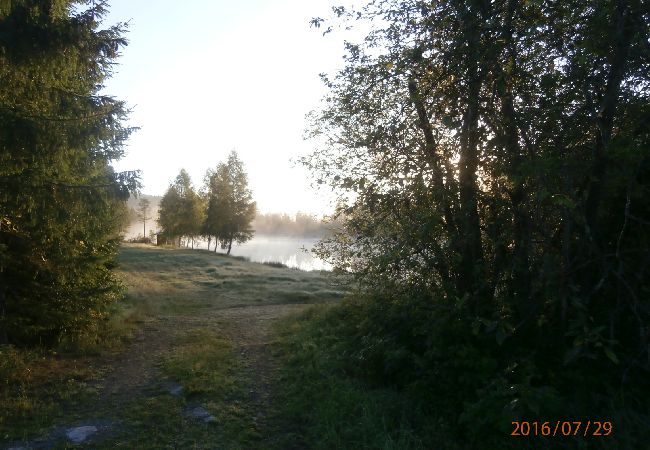 Stuga i Kopparberg - Ministuga vid en damm i Bergslagen