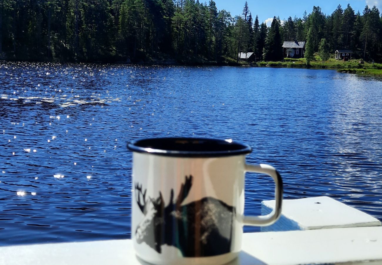 Stuga i Kopparberg - Ministuga vid en damm i Bergslagen