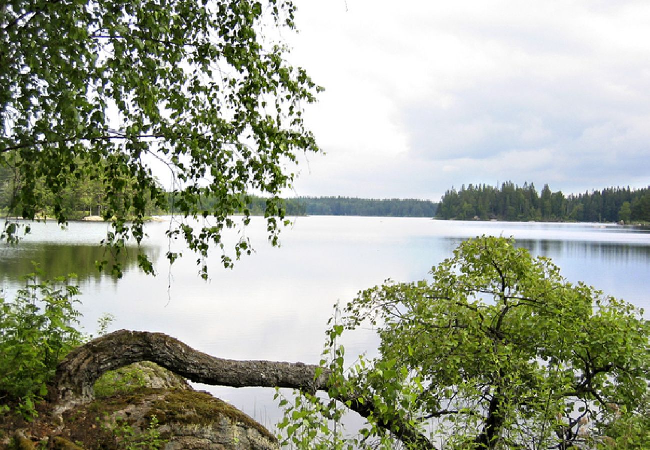 Stuga i Älmeboda - Fritidshus för upp till åtta semesterfirande, omgivet av skog och sjö