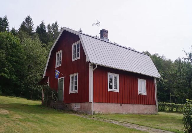 Stuga i Kvibille - Semesterhus i fantastisk natur i Halland med bastu