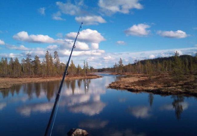 Stuga i Idre - Timmerstuga nära sjö, fiske och vintersport