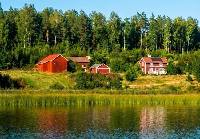 Lägenhet i Malmköping - Modernt inredd semesterlägenhet 100 meter från sjön Skundern