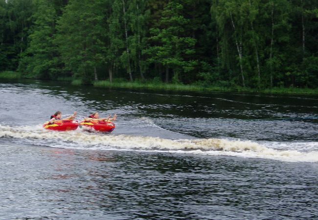 Stuga i Broby - Semester vid Helgeåns strand