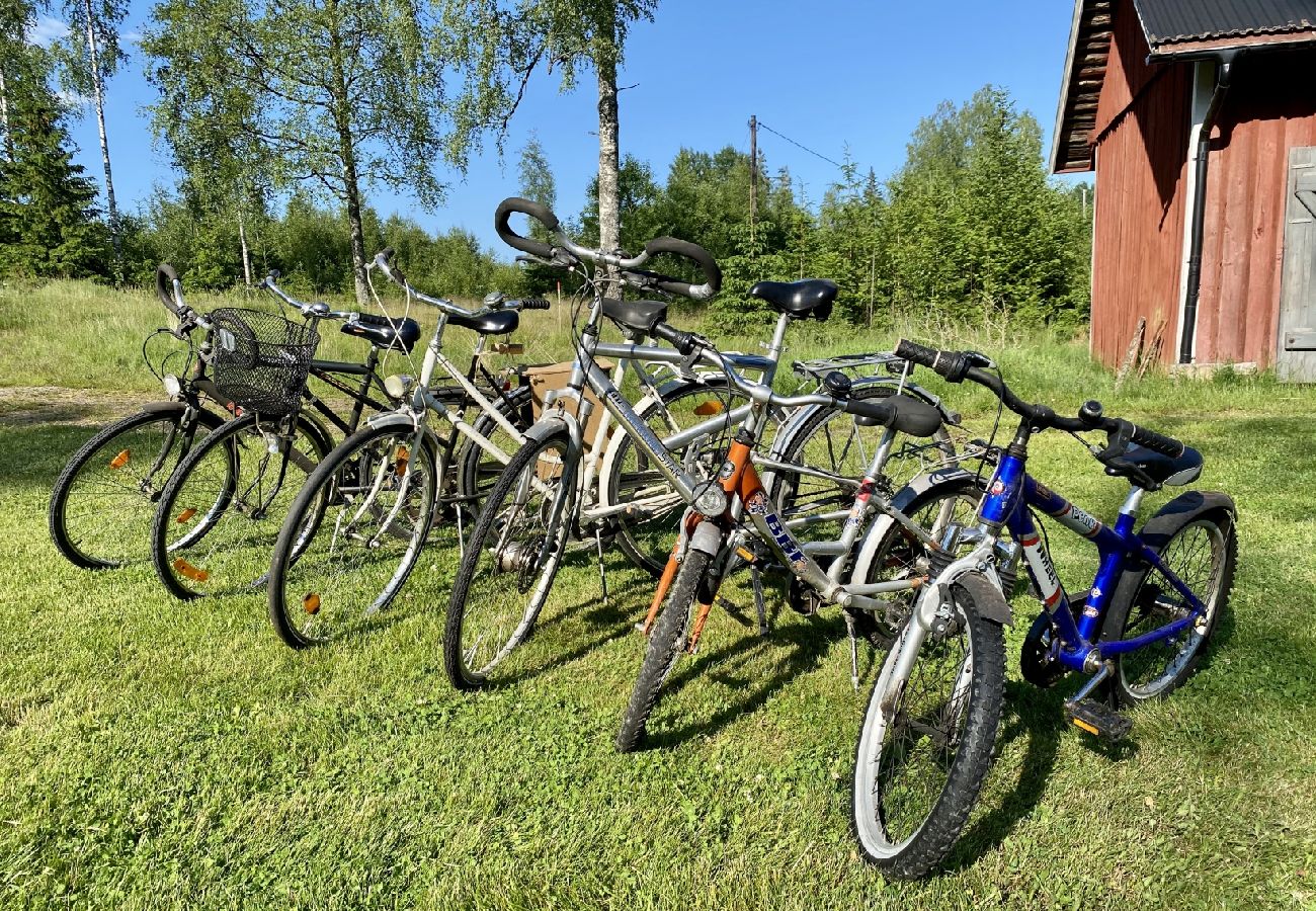 Stuga i Korsberga - Semesterhus mitt i sagoskogen med bastu