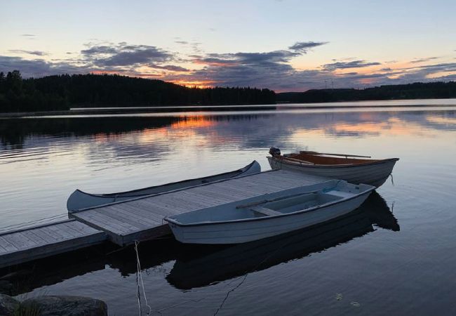 Stuga i Svärdsjö - Modern stuga vid vackra Hinsen sjön Stuga i Svärdsjö - Modern stuga vid vackra Hinsen sjön