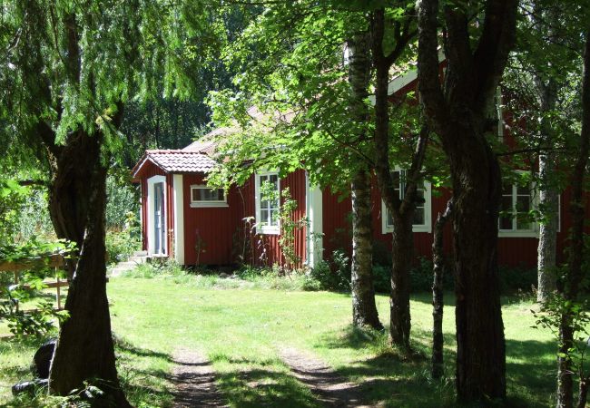 Stuga i Molkom - Sandtorp - Mitt i skogen och inte långt från Värmlands Rivera och Ängsbacka