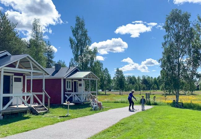 Stuga i Gargnäs - Semester direkt vid sjön i Lappland