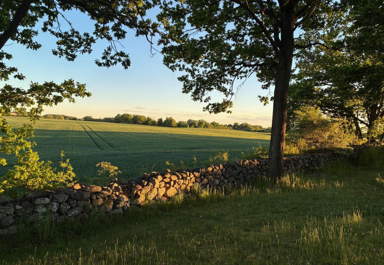 Stuga i Bergkvara - Stort fritidshus vid havet med bastu, båt och internet